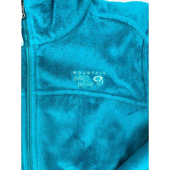 Mountain Hardwear Women's Pyxis Full-Zip Fleece Jacket Teal Green Size S Petite - Picture 2 of 11